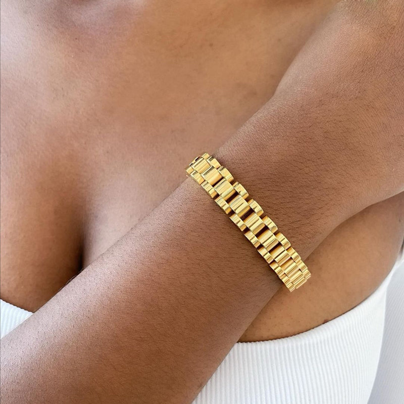 PLAYTED | Chain-Link Bracelet | 18K Gold Plated